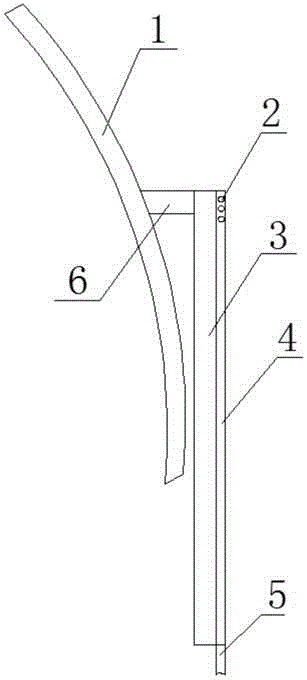 Windscreen wiper for cleaning automobile windshield