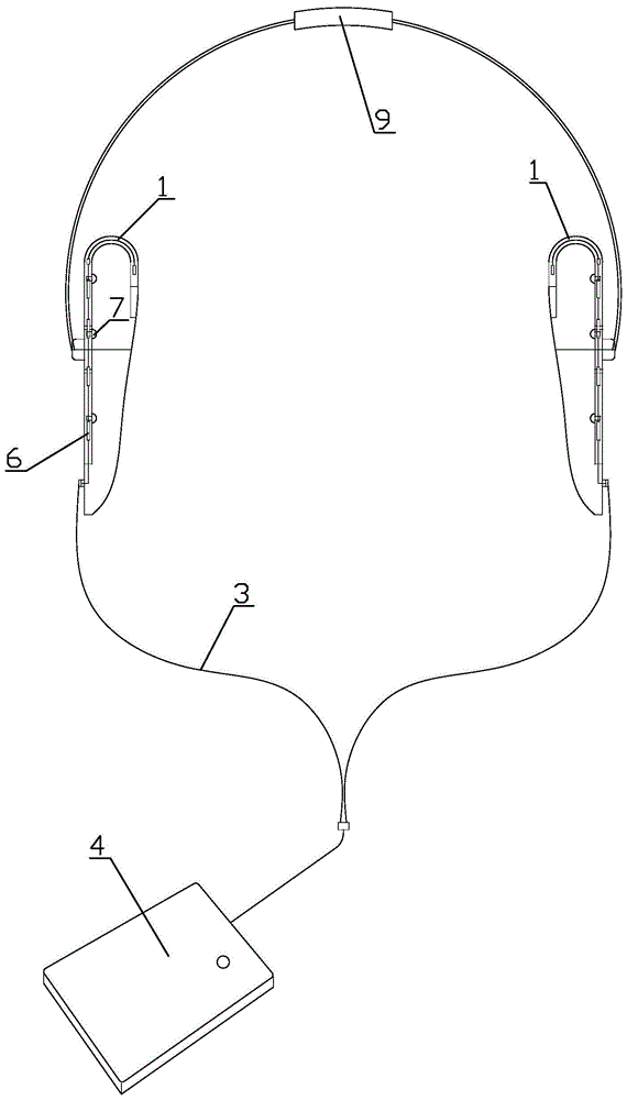 Health earcaps with function of physical therapy