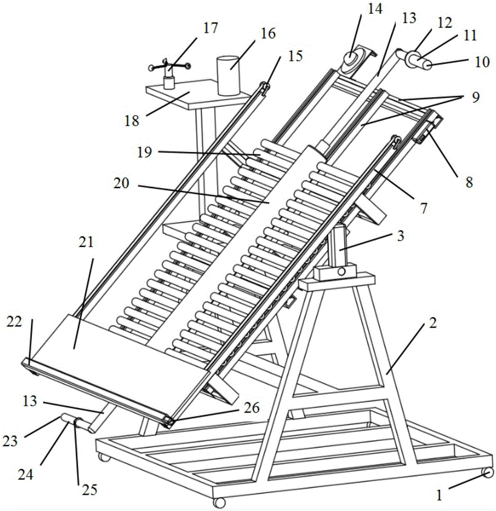 Loading device for thermal performance detection of solar energy air collector