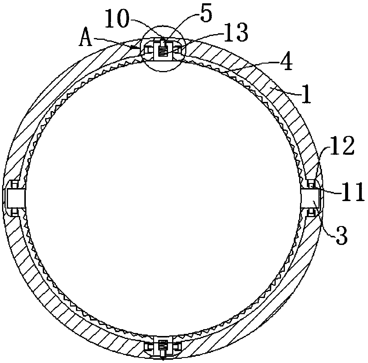 Nanometer self-cleaning lining stainless steel pipe