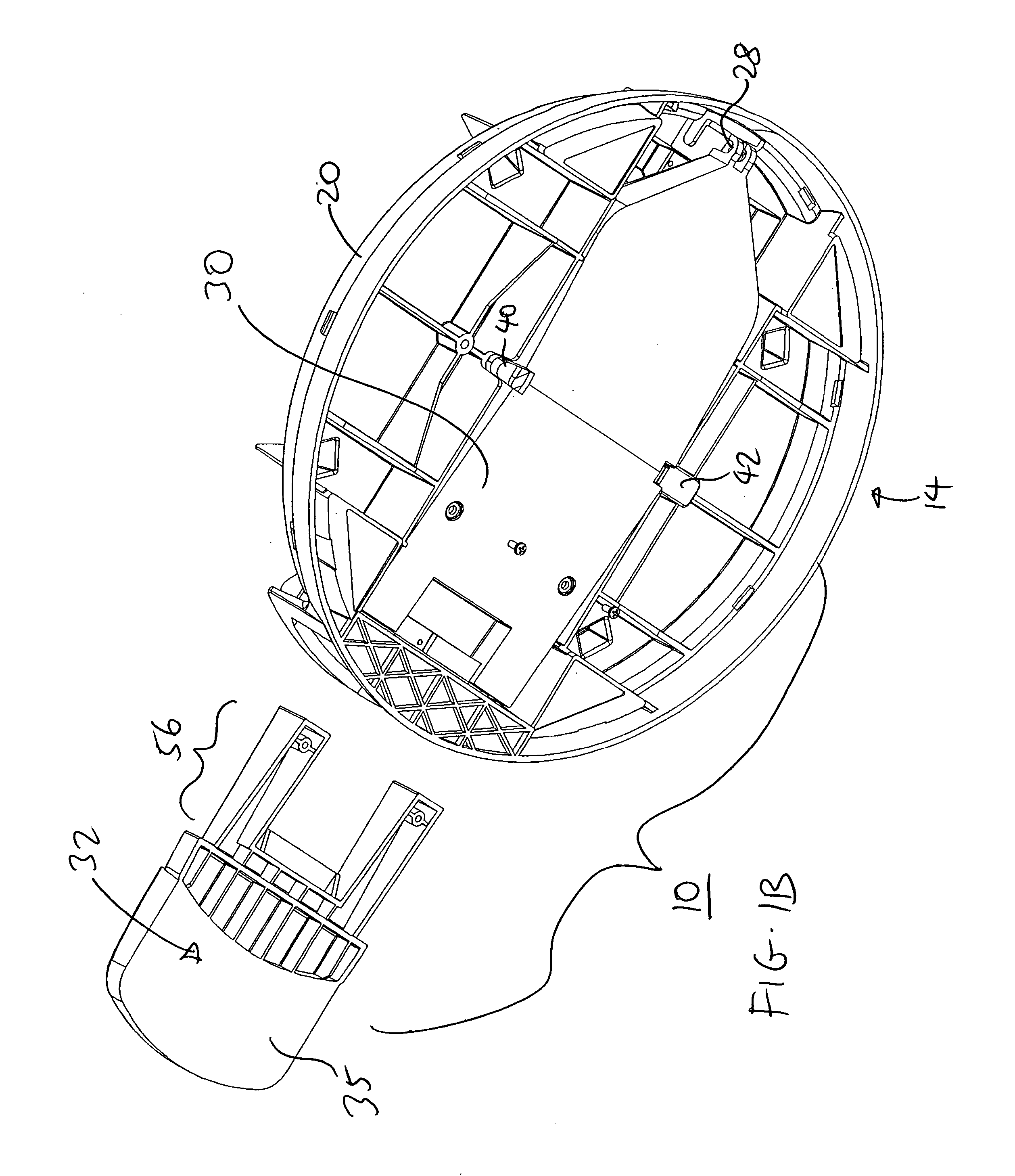 Detachable foot pedal for trash can