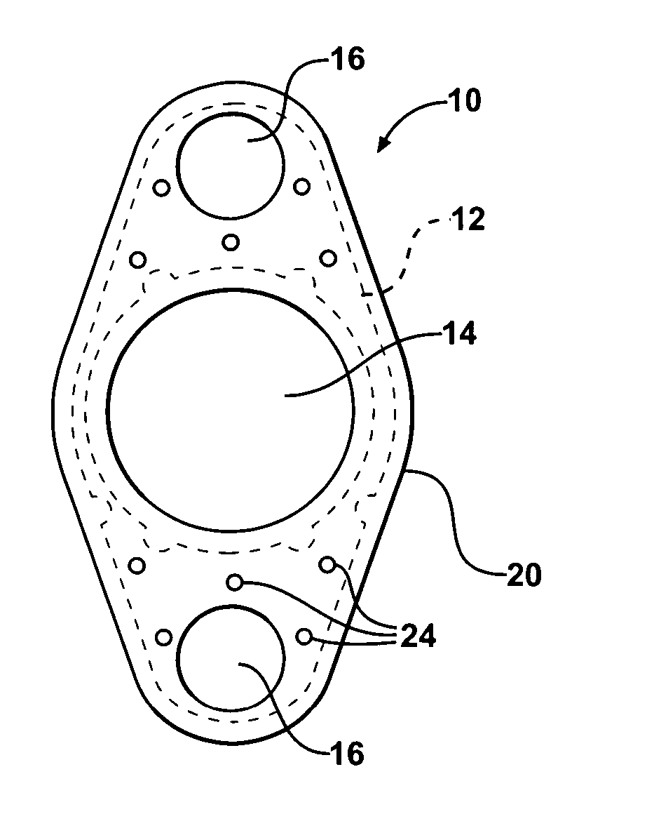 High dielectric fluid joint gasket