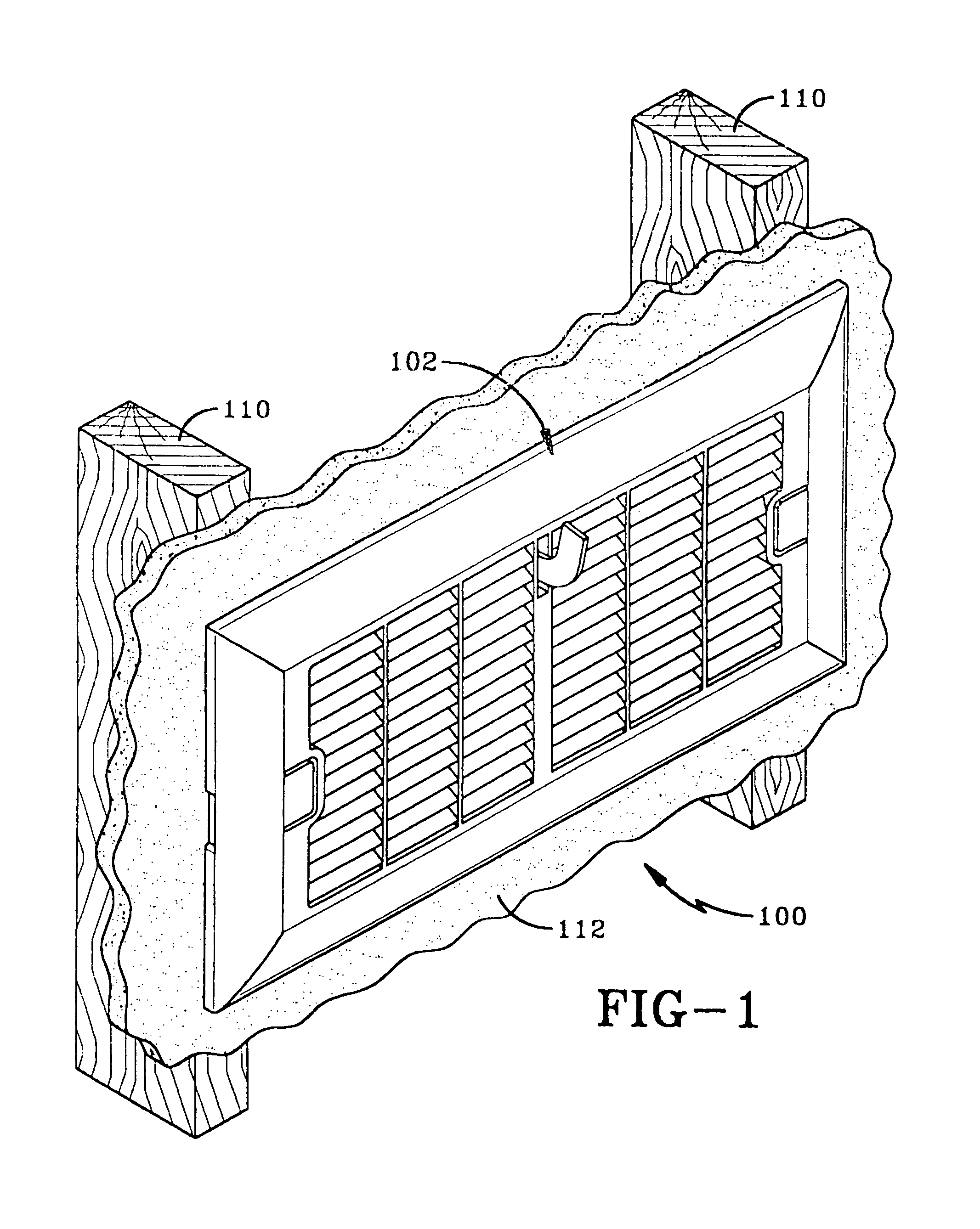 Register grille and connector frame with releasable connection