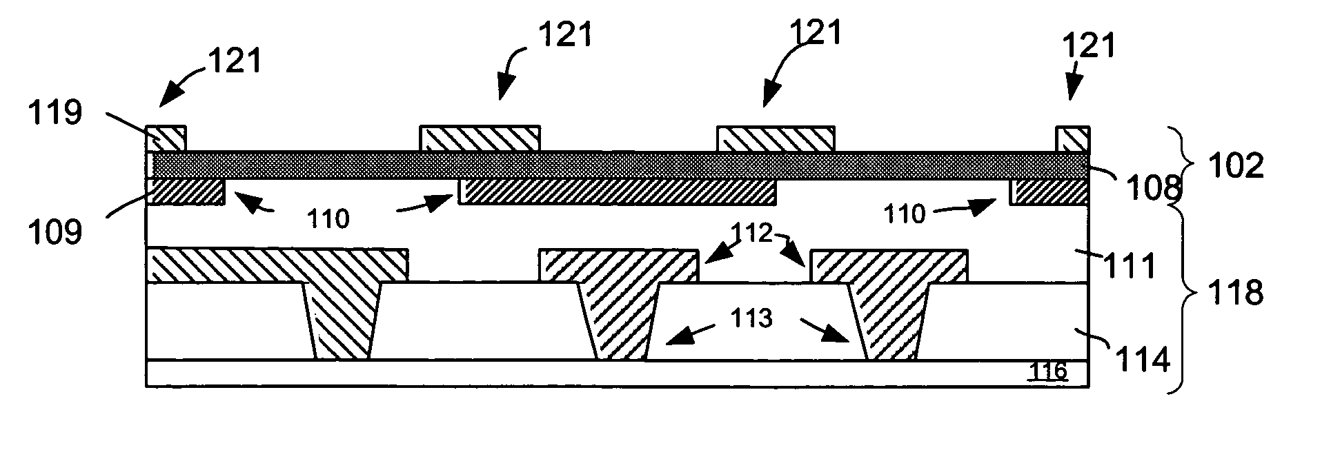 Method of providing a via opening in a dielectric film of a thin film capacitor