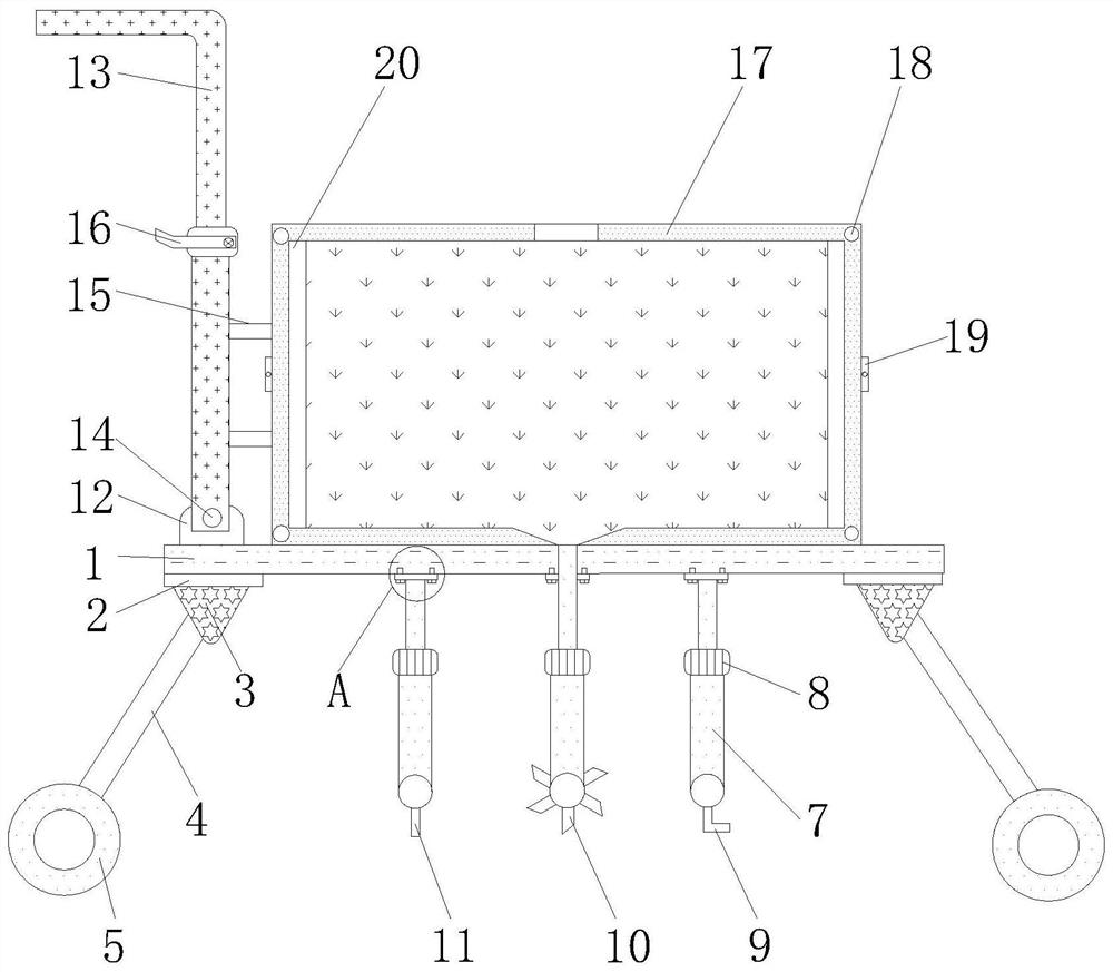 Seeding device for peasant household planting