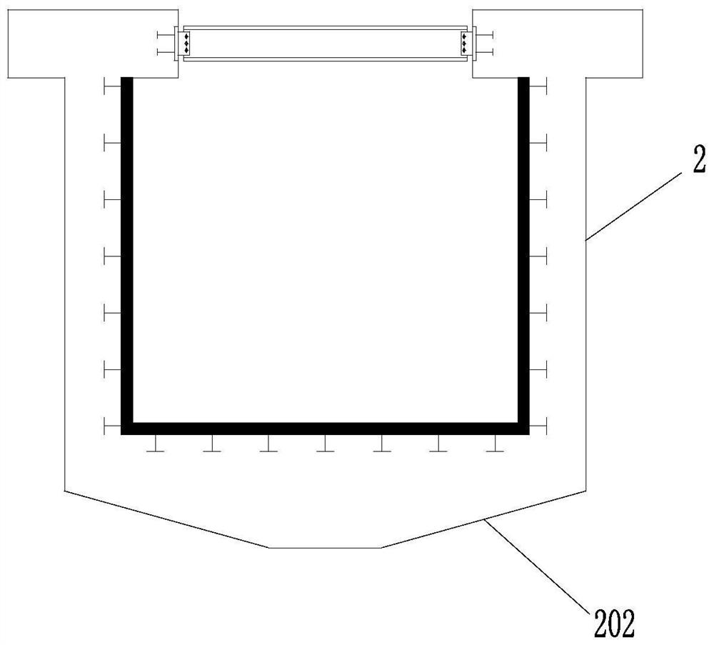 A leak-proof aqueduct and its construction method