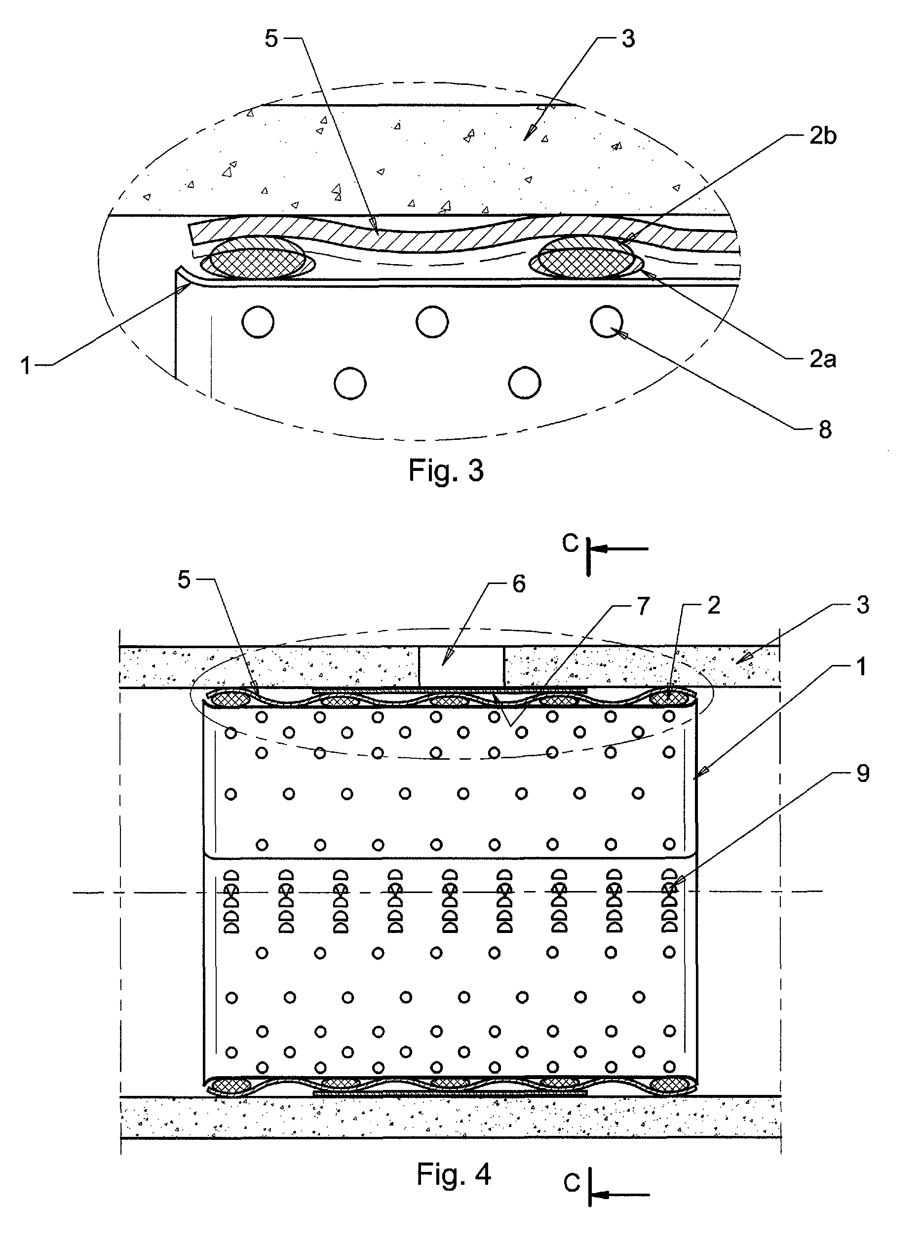 Apparatus and method for internal repair of conduits