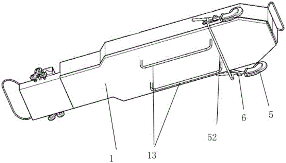 Multi-shift stretcher for interiors of ships