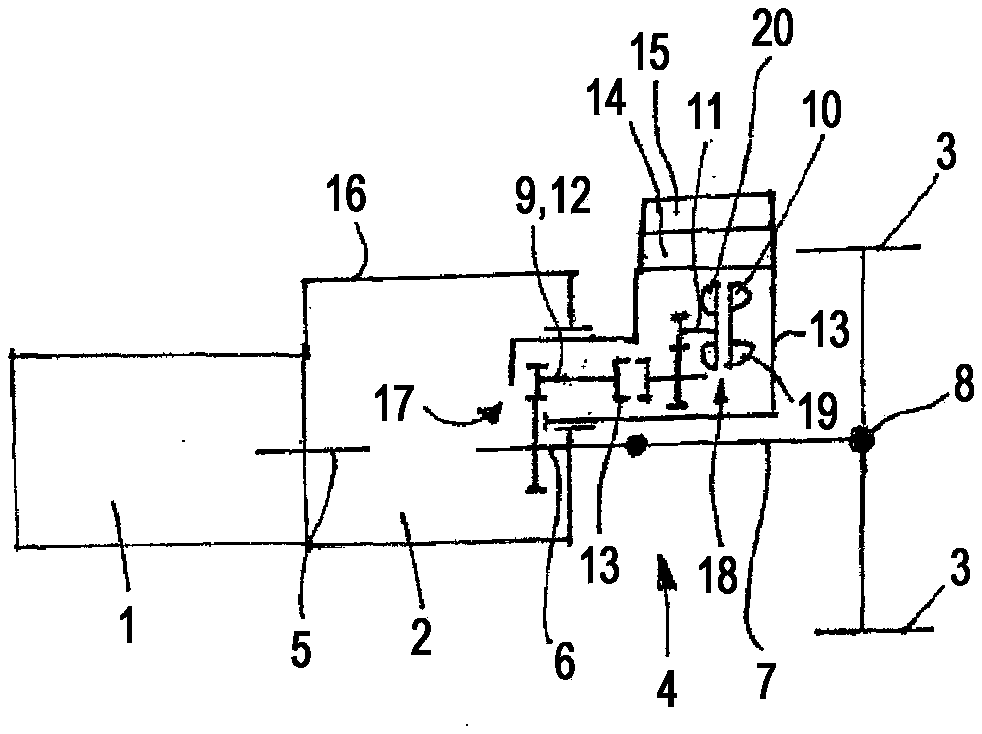 Motor vehicle drive train comprising hydrodynamic retarder