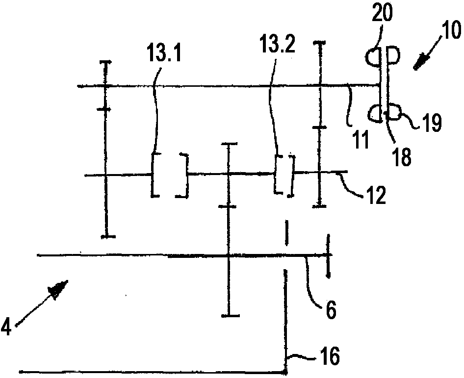 Motor vehicle drive train comprising hydrodynamic retarder