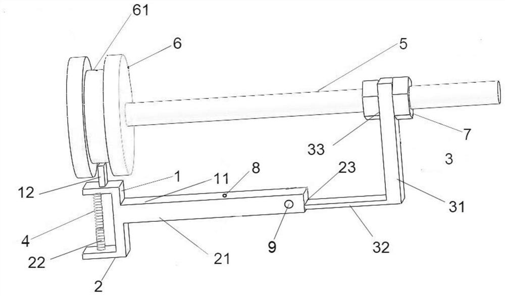 Device for preventing strip-through stay wire from falling into groove and packaging machine