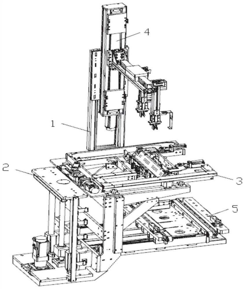 Electroless gold wire frame plugging and board collecting mechanism