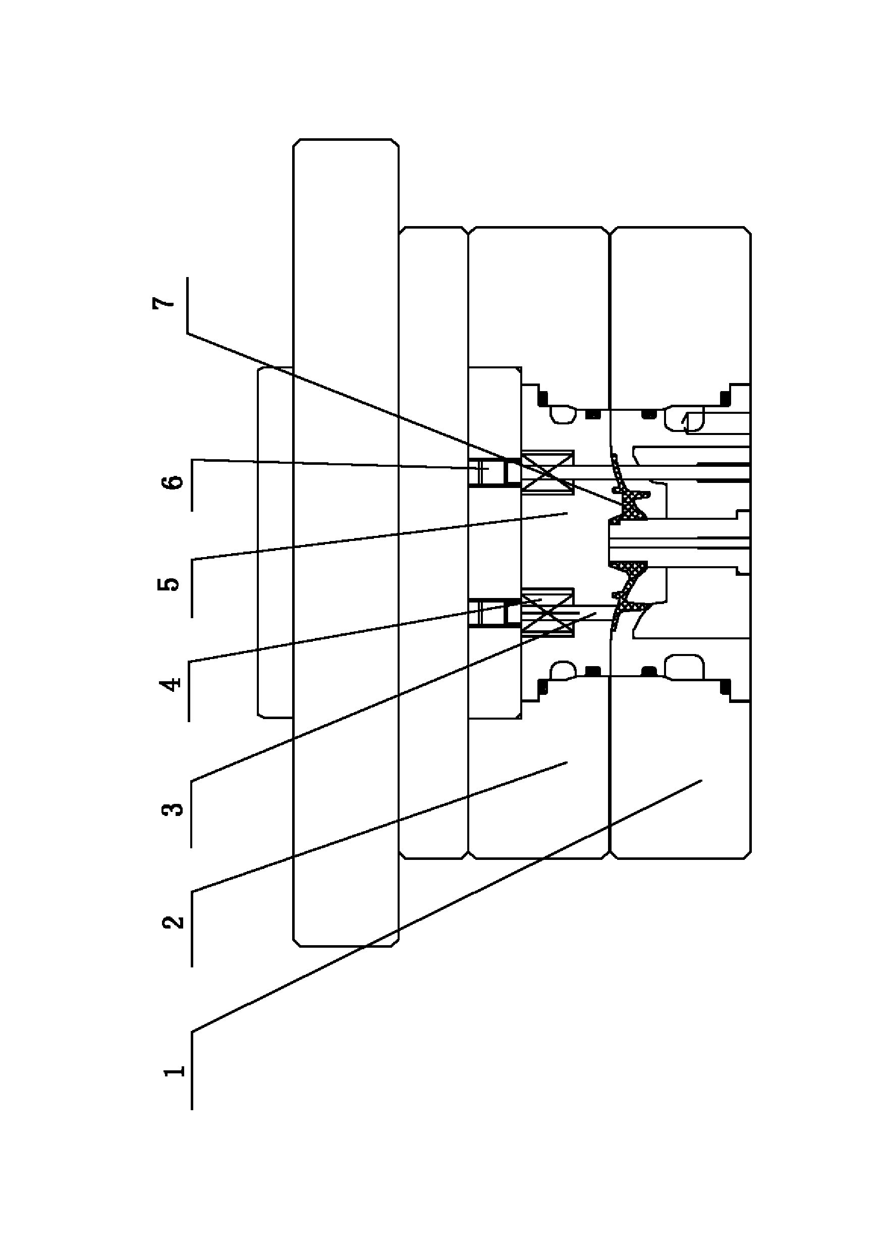 Dynamic balance regulating structure of round product