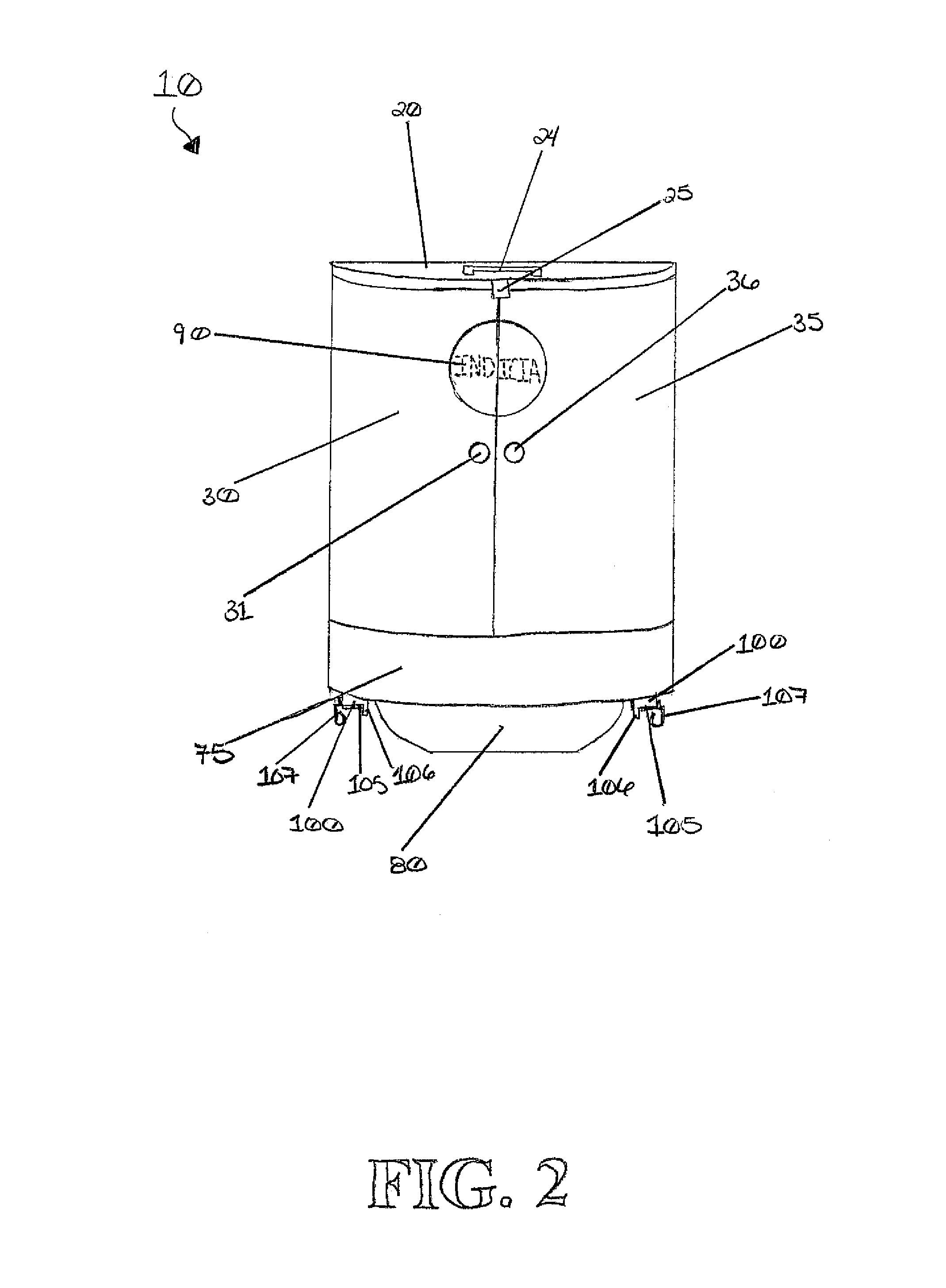 Diaper cleaning device