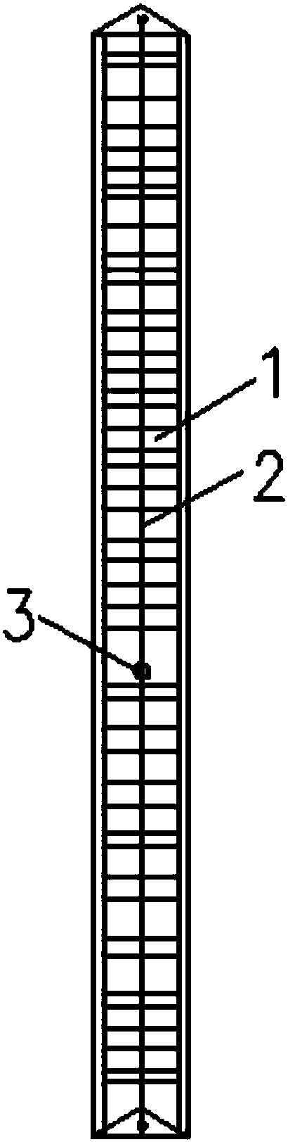 Double-side leveling ruler
