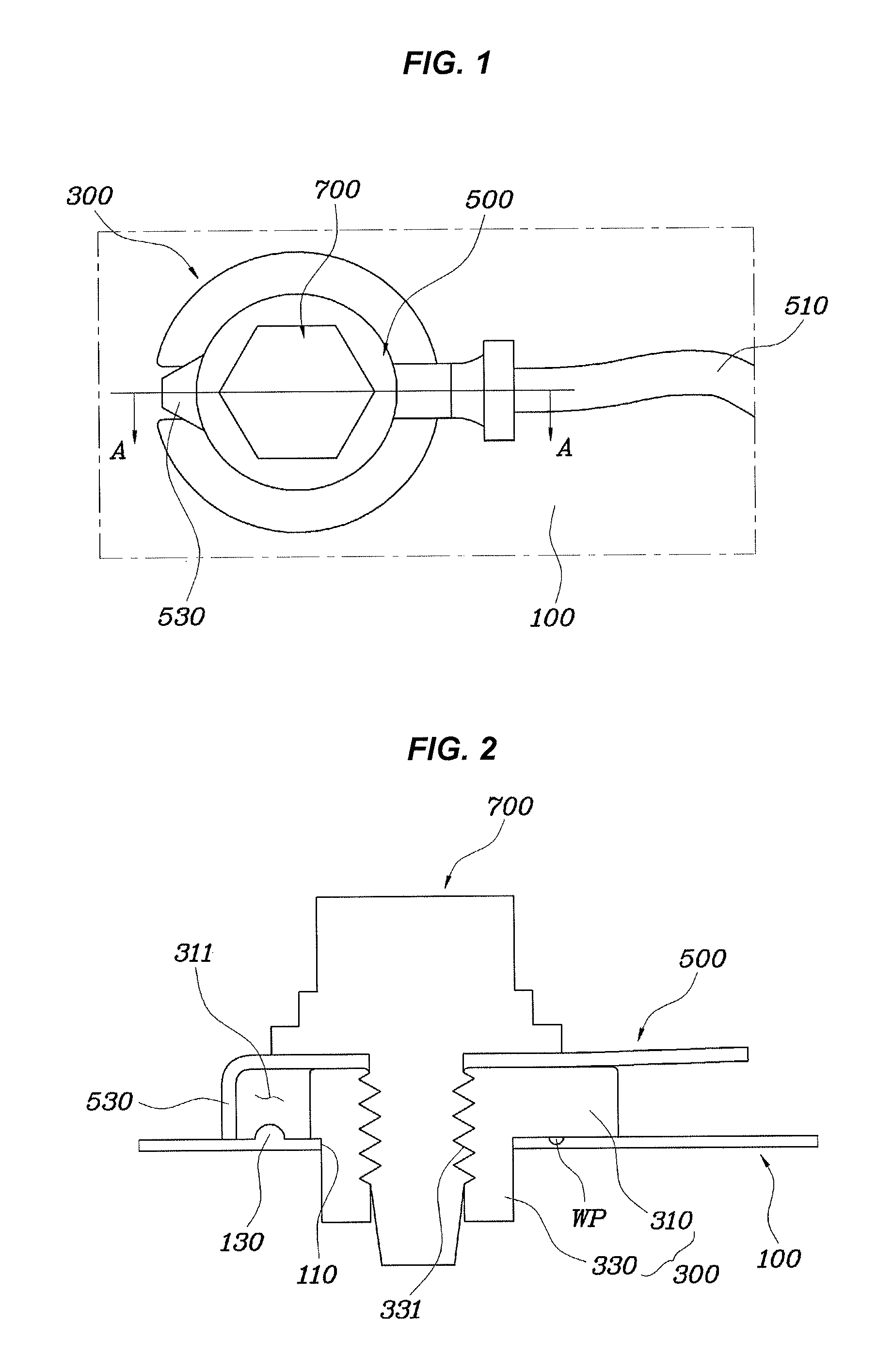 Earth apparatus of vehicle