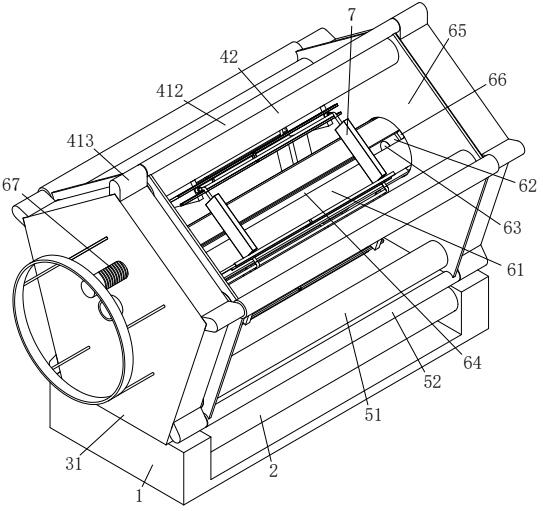 A kind of plastic film preparation and leveling machine