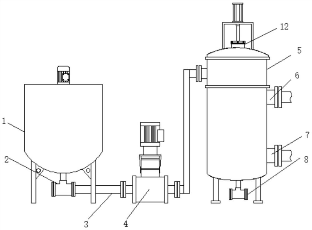 Enzyme reaction extraction device and extraction process based on normal temperature condition