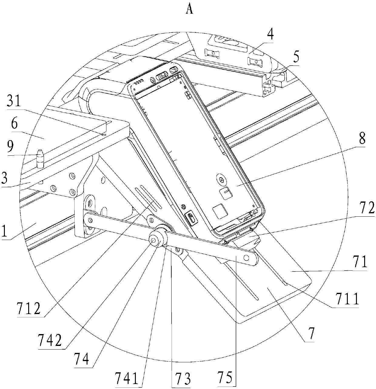 Testing device and testing method for reproducing non-contact card record reading failure phenomenon