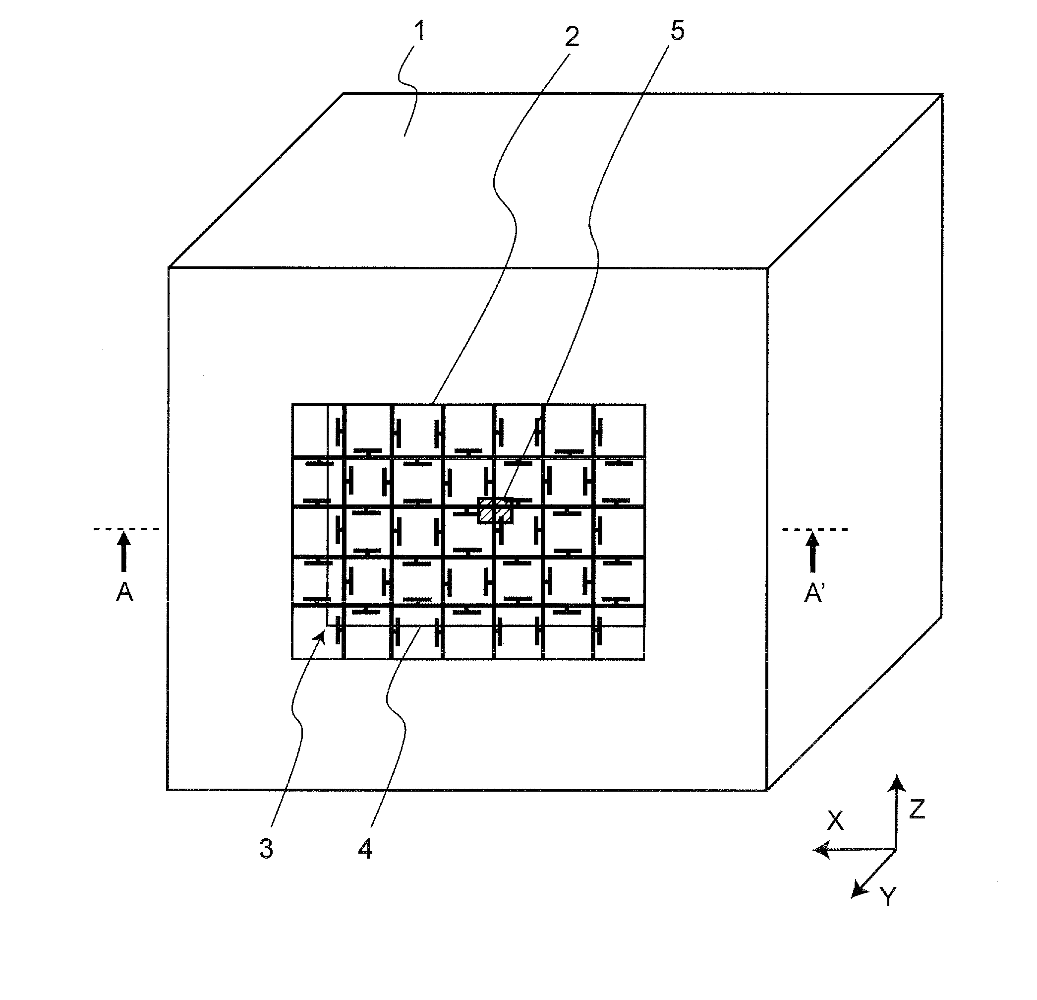 Electromagnetic wave filter apparatus without degrading radiation pattern of antenna