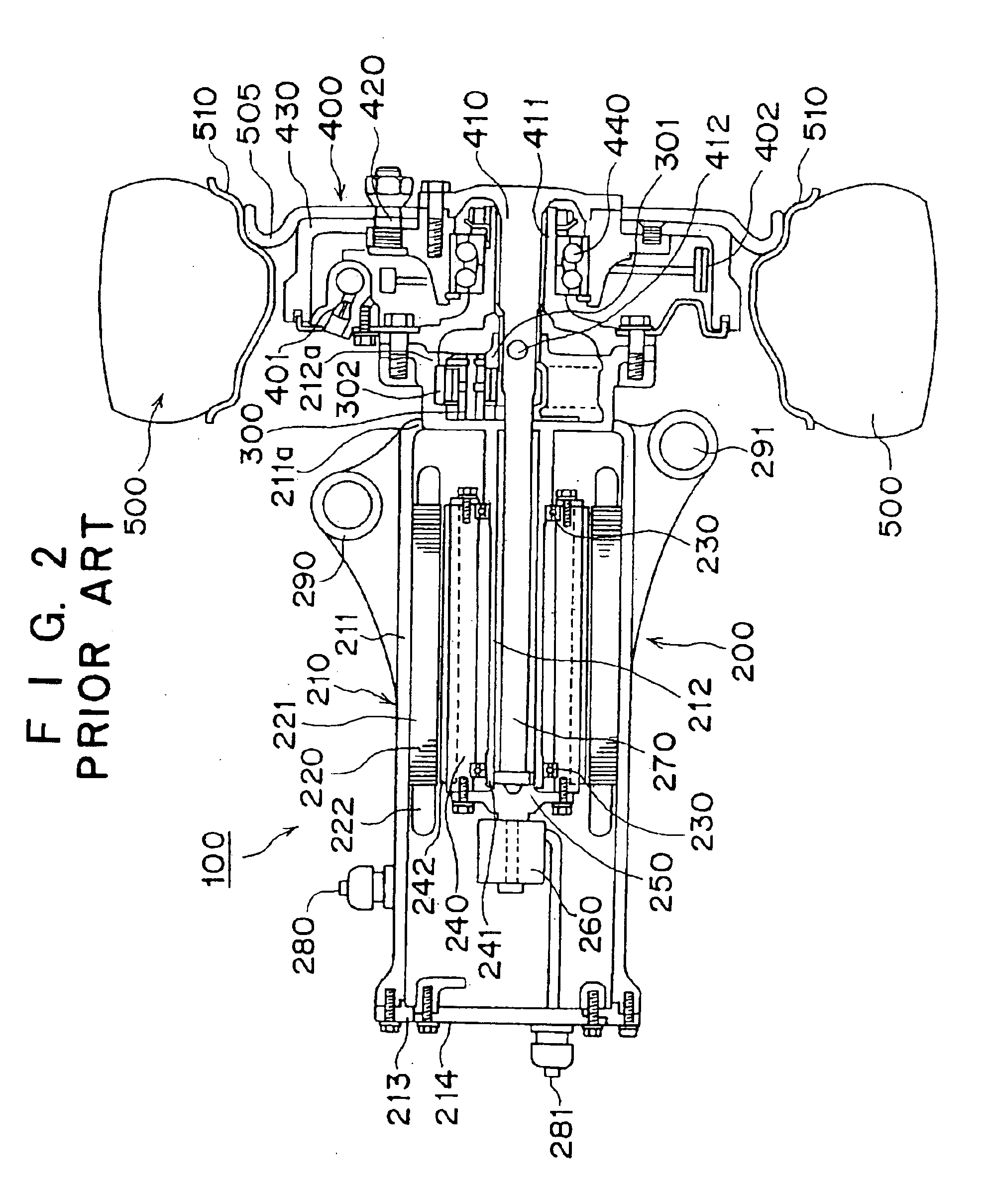 In-wheel motor for electric automobiles