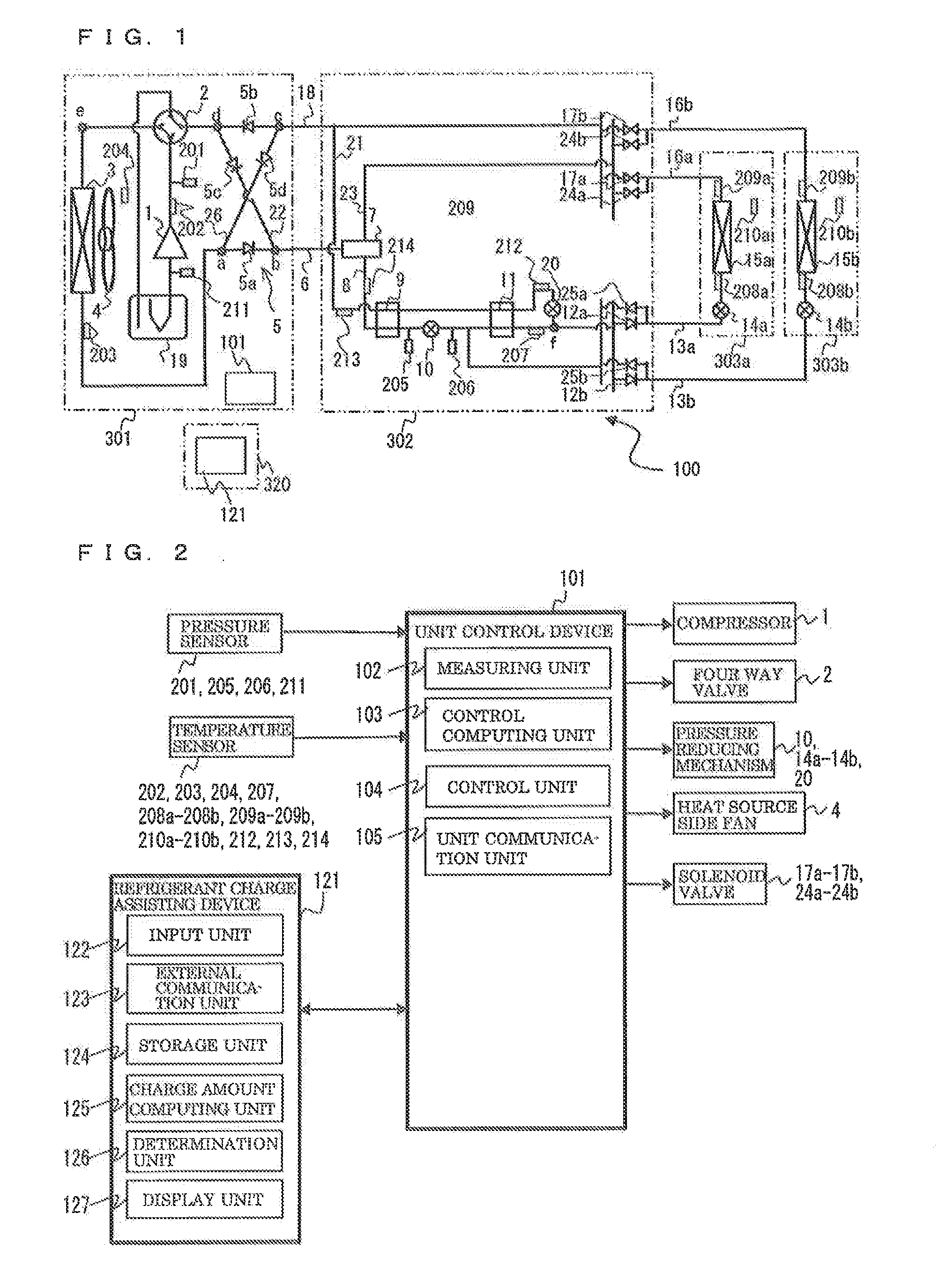 Refrigerant charge assisting device, air-conditioning apparatus, and refrigerant charge assisting program