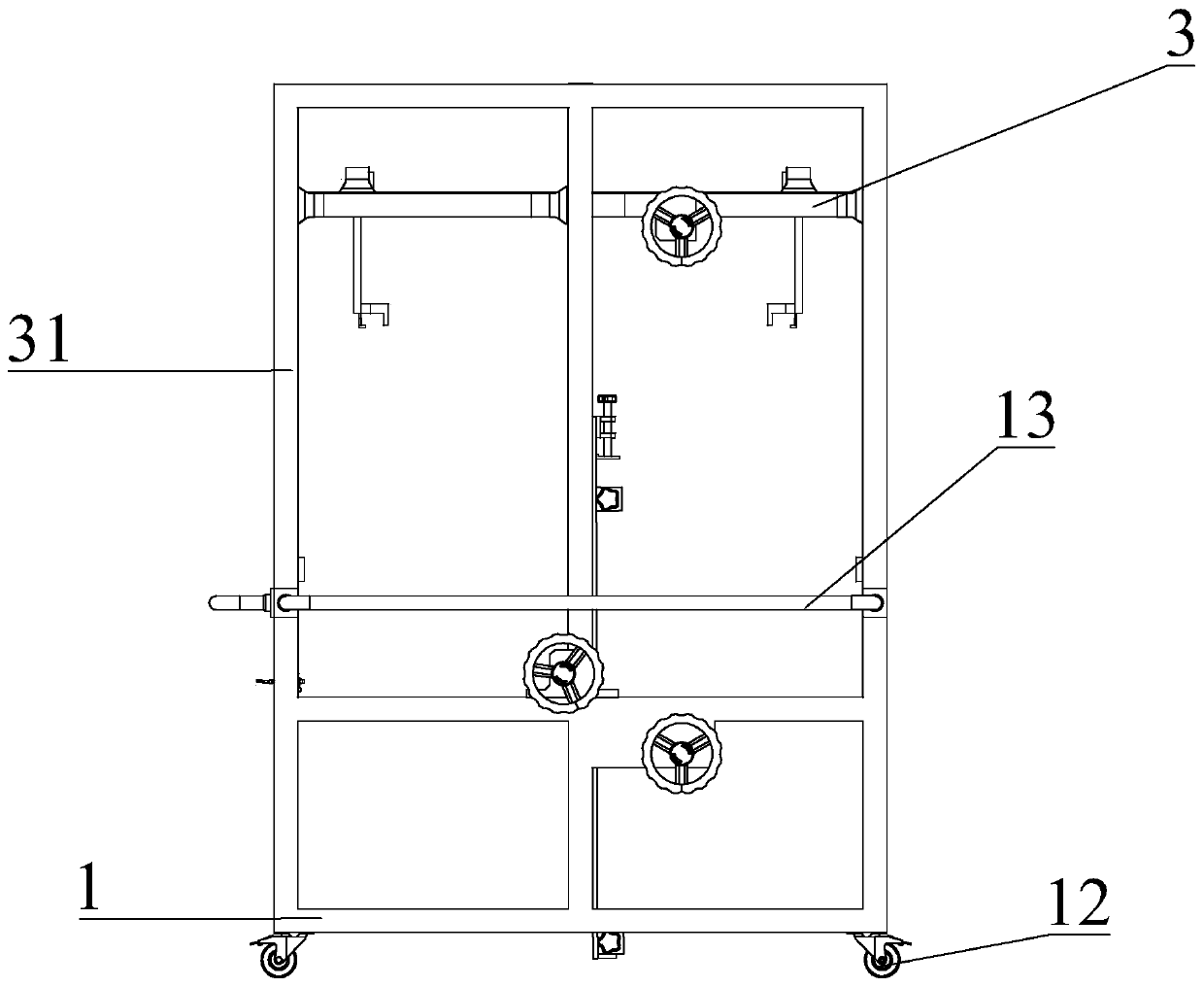 A mask plate handling device and its handling method