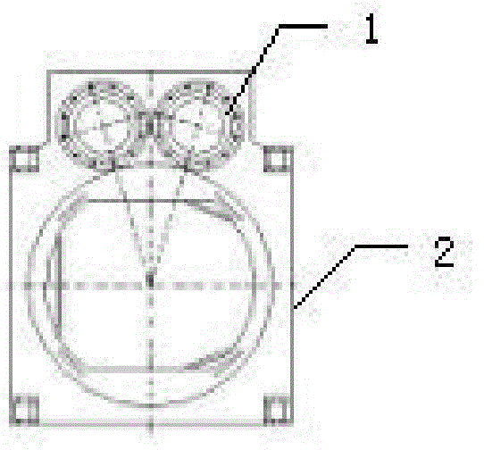 Upper bracket structure of tower crane and tower crane