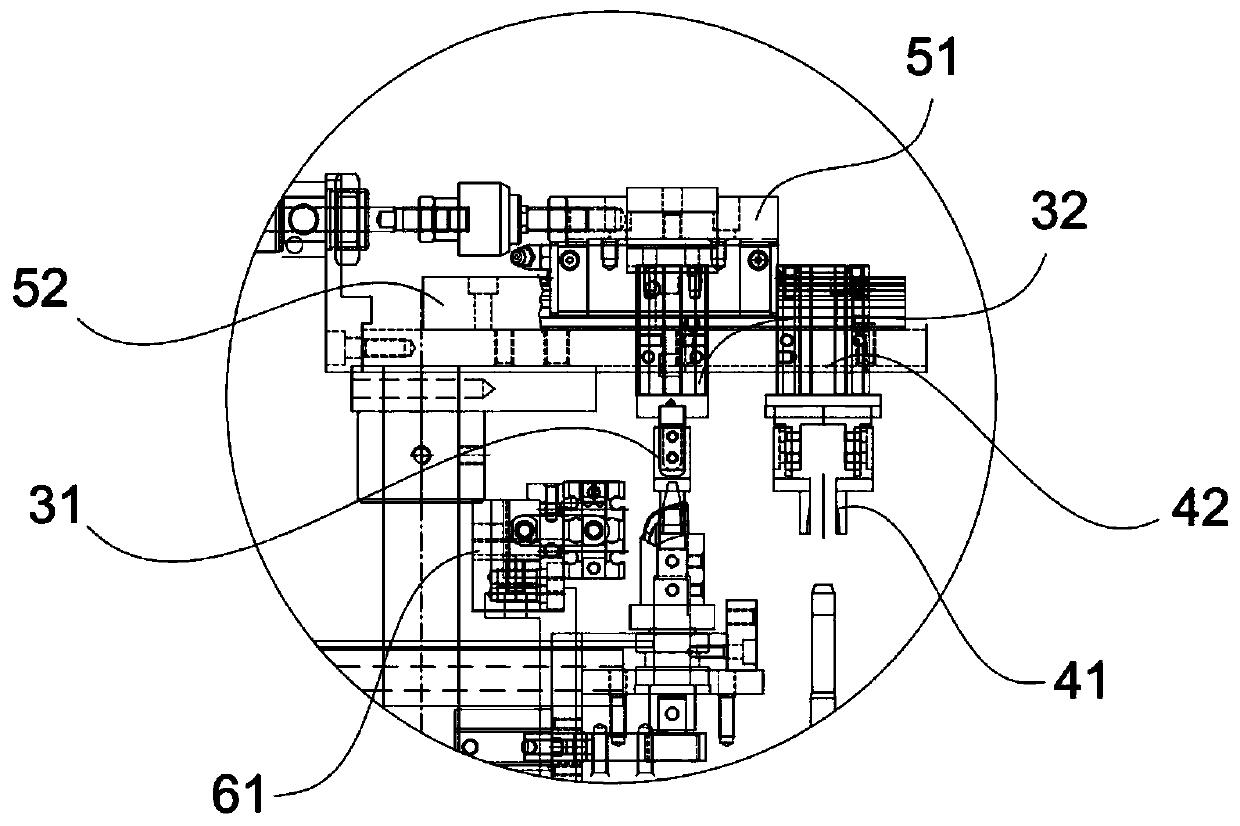 Pen clip base positioning and assembling device and method