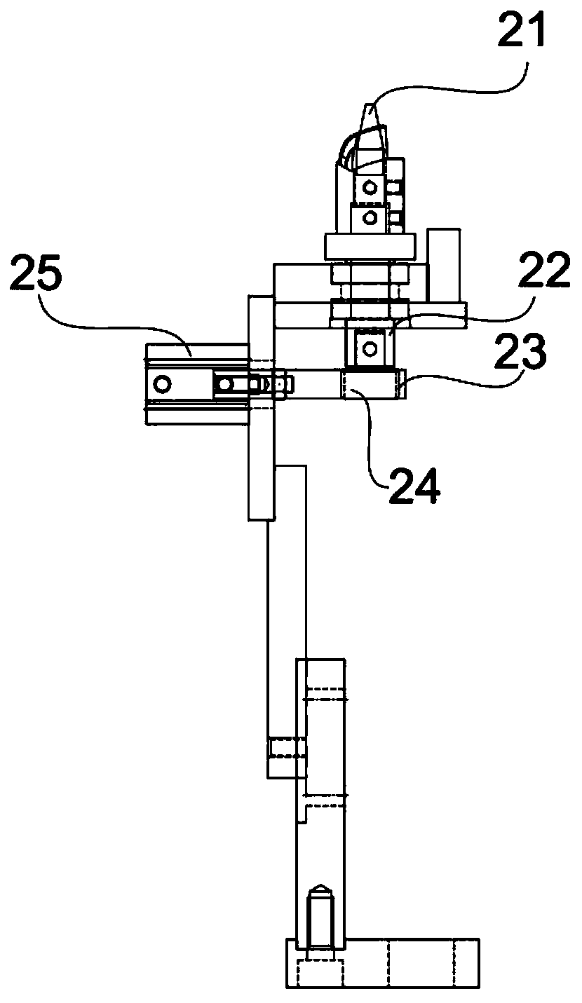 Pen clip base positioning and assembling device and method