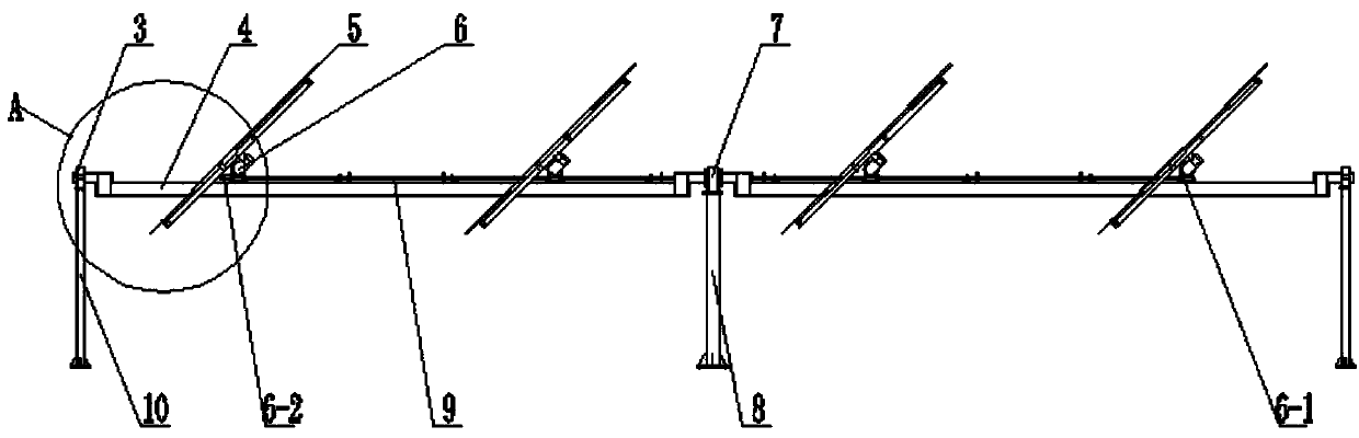 Combined transmission heliostat device and condensation system thereof