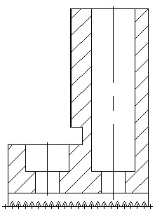 Series conical bearing inner ring one-piece flow turning process