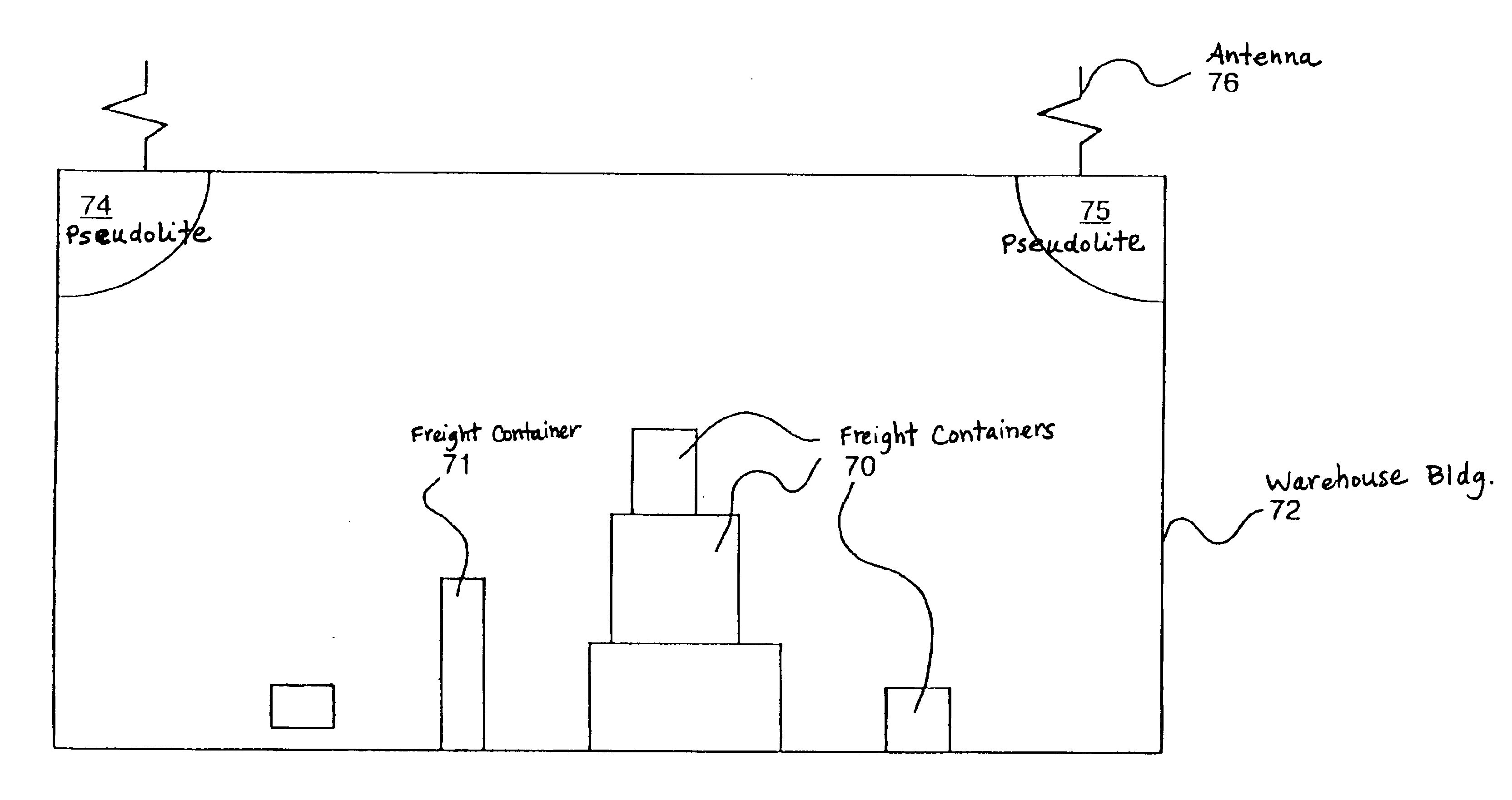 System and method for determining freight container locations