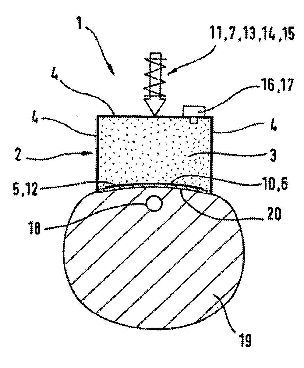 Method and device for the non-invasive detection of blood flow and associated parameters in particular arterial waveform and blood pressure