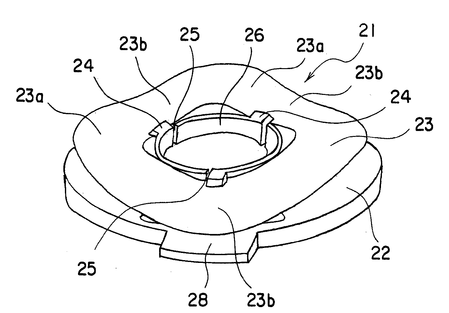 Motor for an electric power steering apparatus