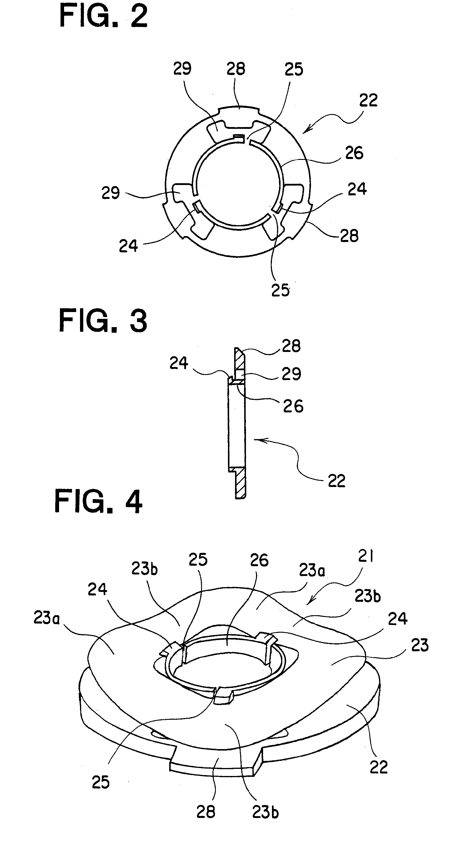 Motor for an electric power steering apparatus