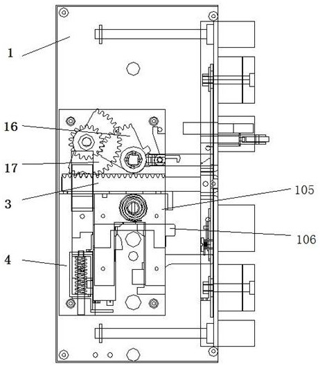 A control drive device for handle-driven lock body