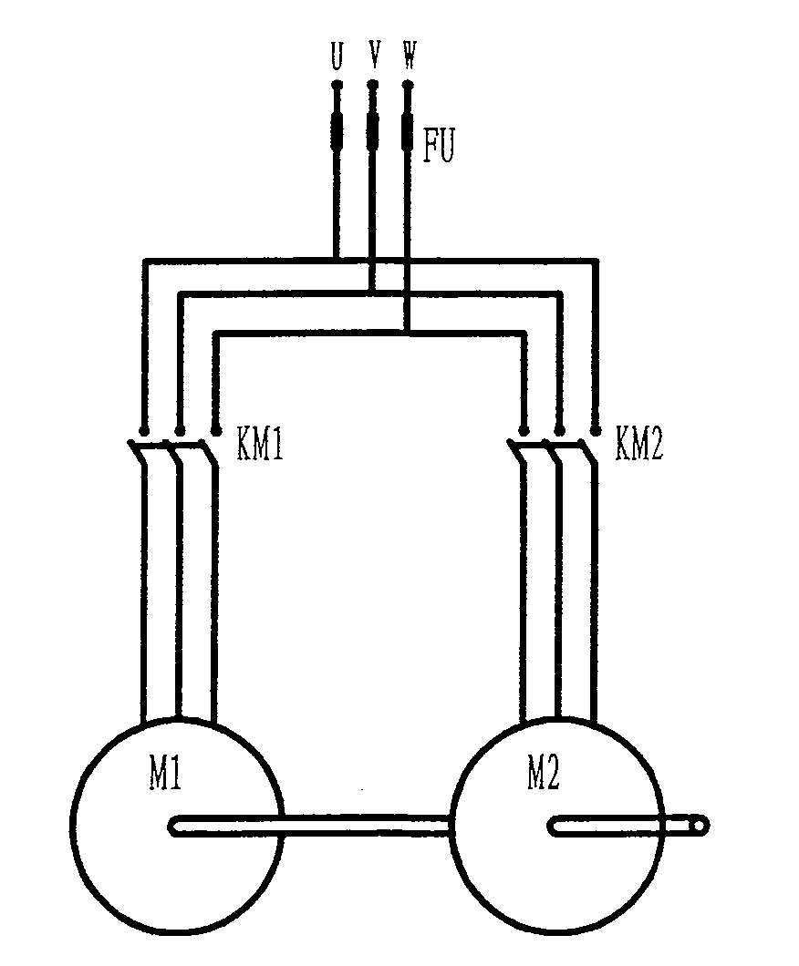 Double stator double rotor motor of solid rotor start-up and squirrel-cage rotor operation, and the start-up and operation method