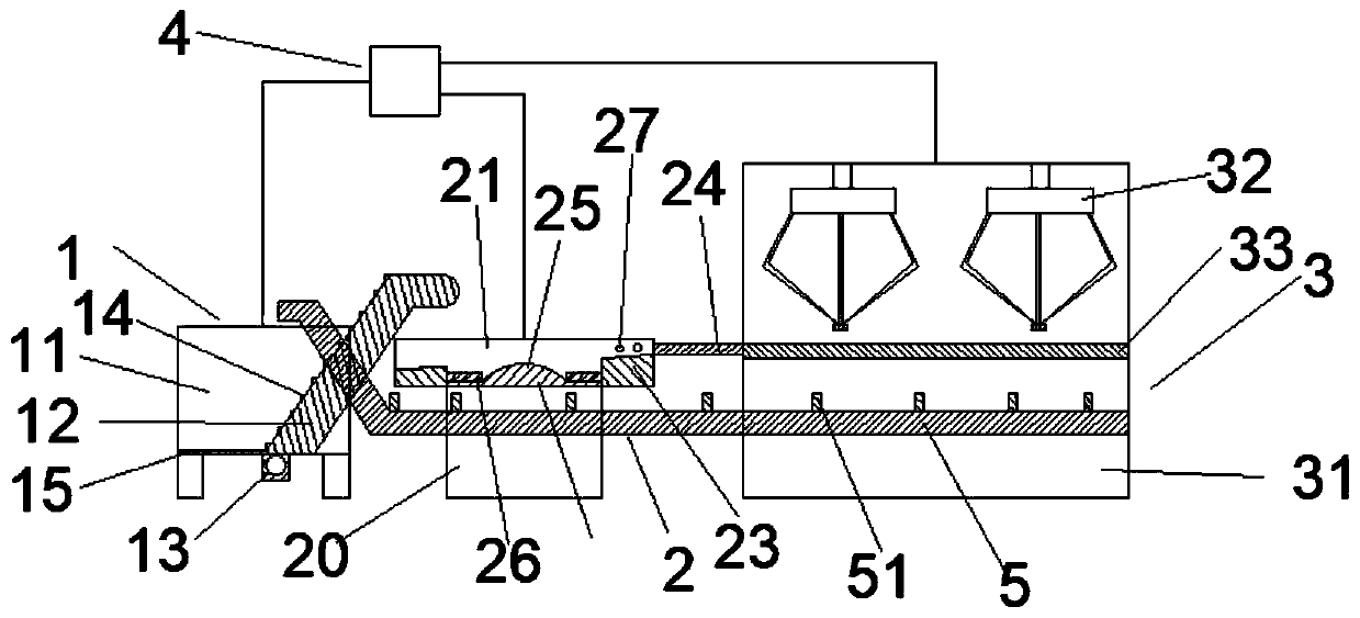 Sponge feeding device with efficient sorting function and working method thereof