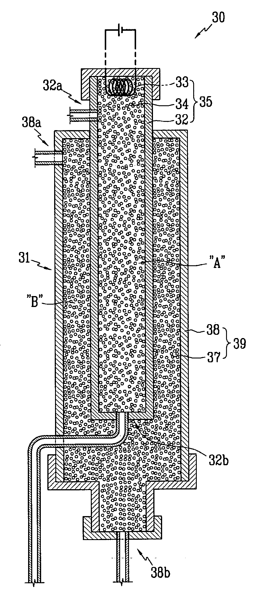 Burner for a reformer of a fuel cell system, and reformer and fuel cell system with the same
