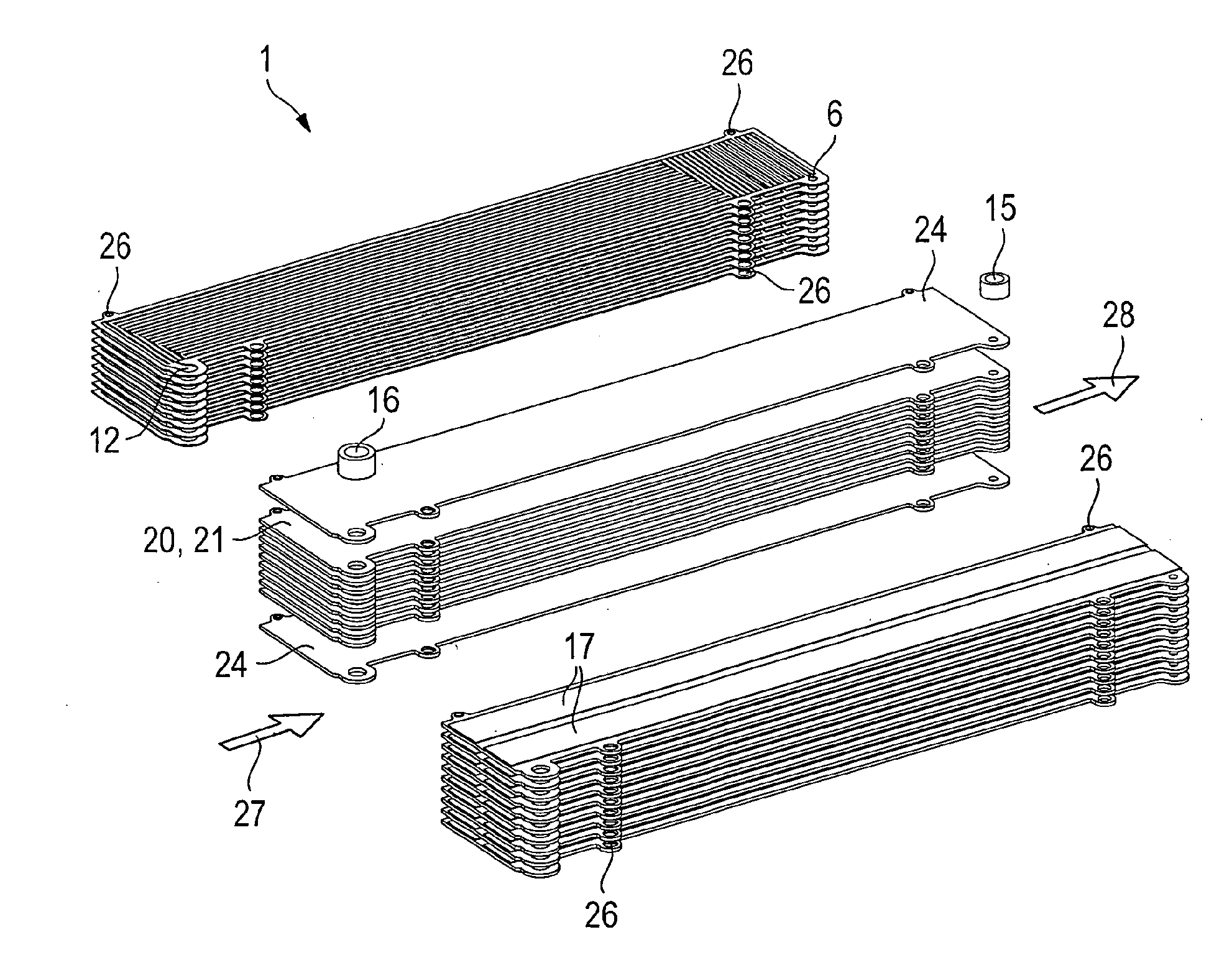 Heat exchanger plate and an evaporator with such a plate