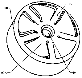 Self-cooling outer rotor motor