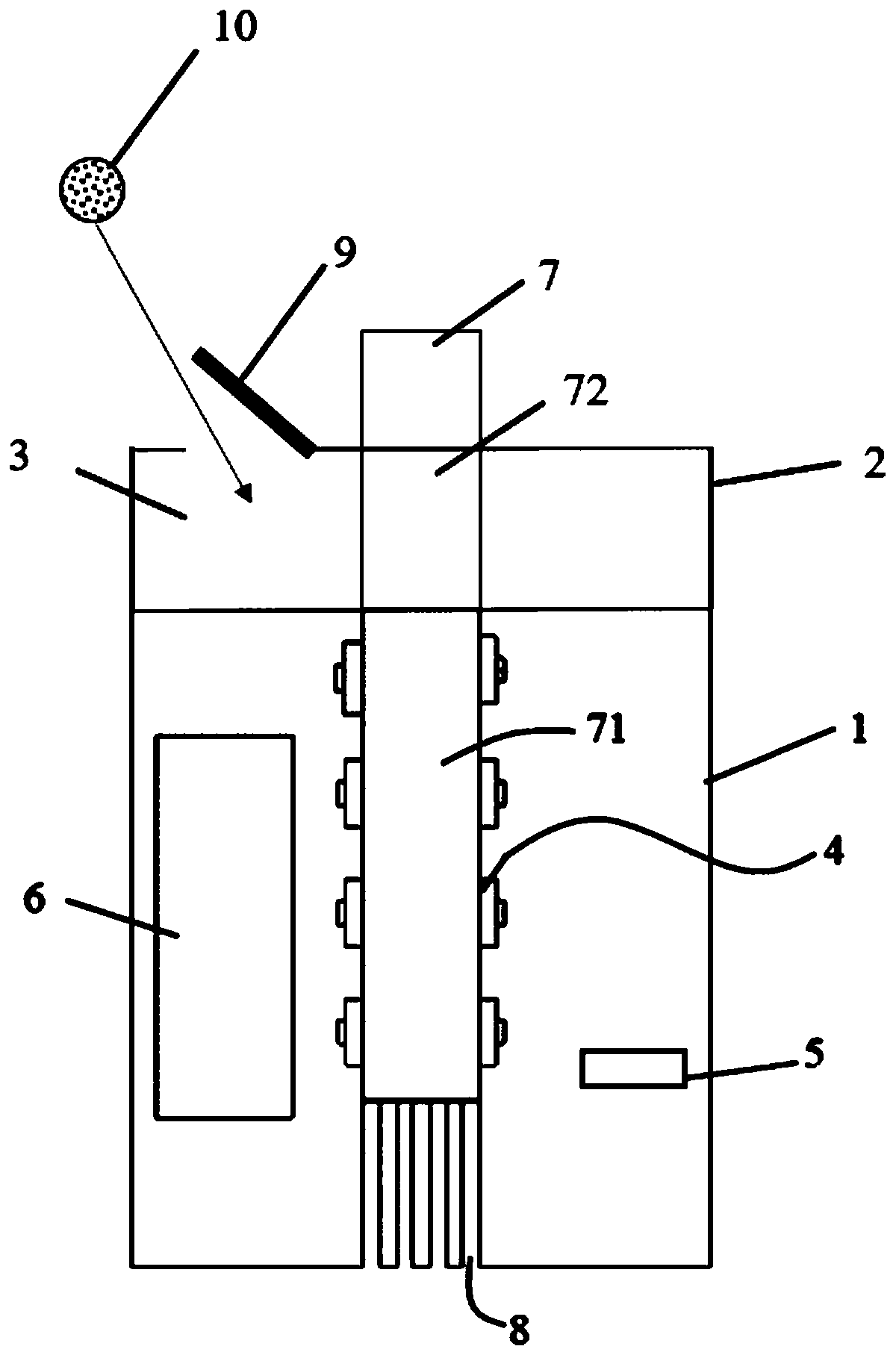 Cigarette heater with detachable refrigeration device