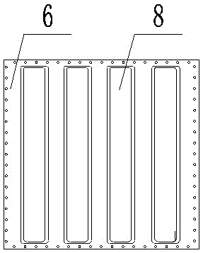 Water-saving anti-freezing device for indirect air-cooled light steel frame structure tower