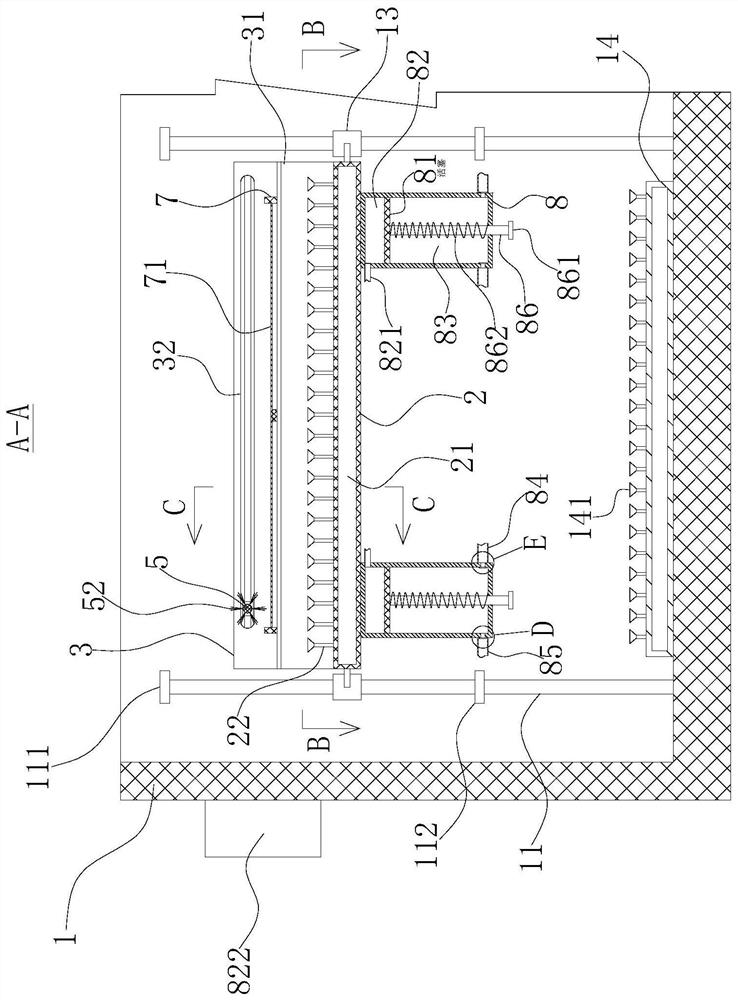 A cultivation pond with a mussel cultivation device