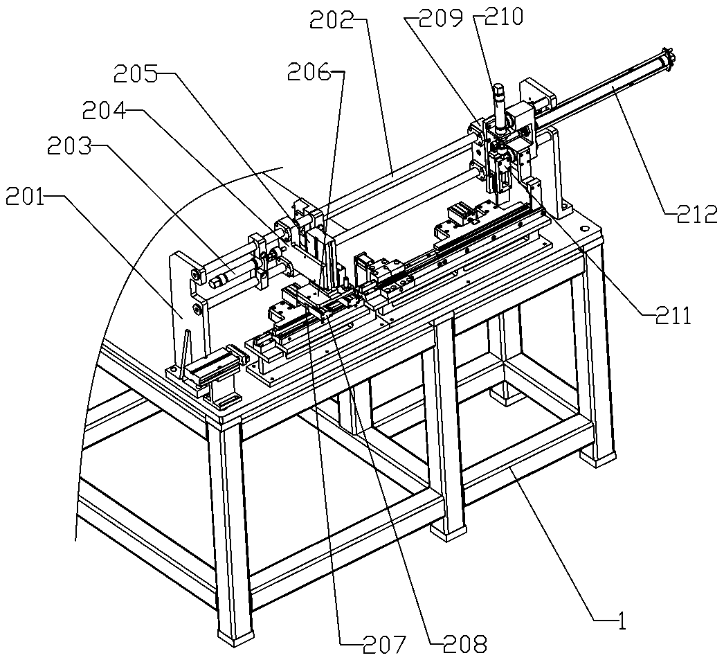 An automatic assembly machine for slide rails