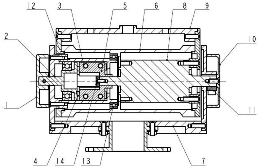 Self-locking driving device for satellite communication antenna