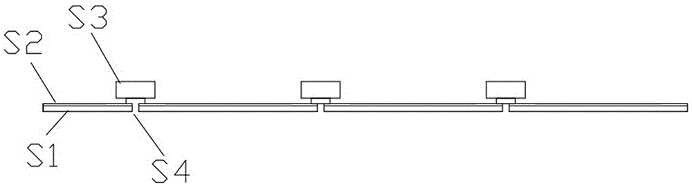 Smooth LED flexible light bar and device and method for manufacturing same