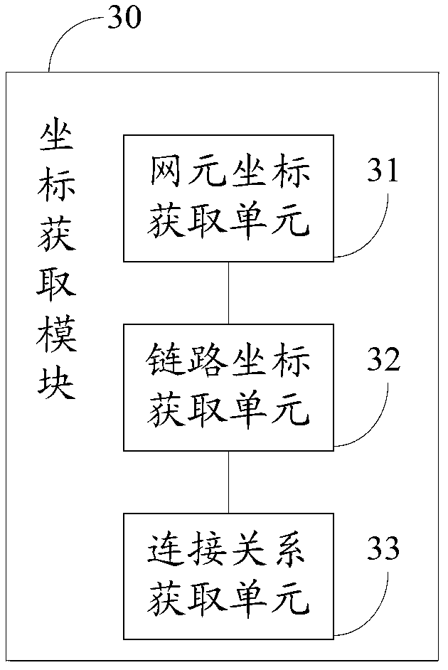 Method and device for identifying network topological map