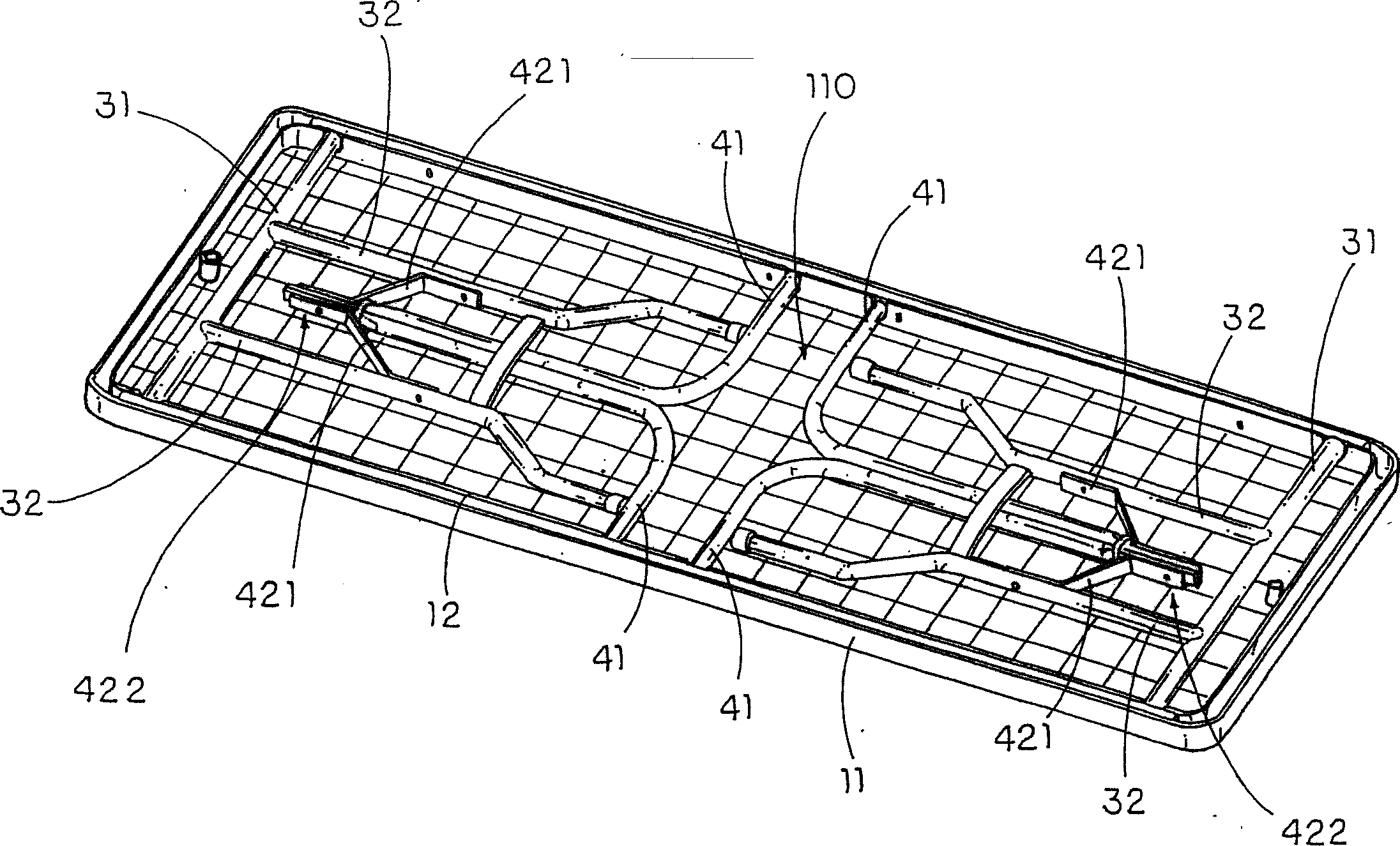 Dining table and foldable legs thereof